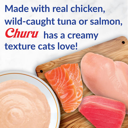 INABA Churu Kitten Cat Treats Lickable Tubes, Chicken, 24ct 🍁 All In One Marketplace Canada