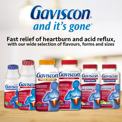 Gaviscon Liquid Extra Strength Antacid - 600 ml - Antacid Liquid for Day and Night Heartburn Relief, Acid Reflux and GERD Relief, Icy Mint- Free of Aluminum, Lactose and Gluten 🍁 All In One Marketplace Canada