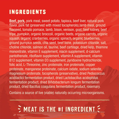 Stella & Chewy's Wild Red Dry Dog Food Raw Blend High Protein Grain & Legume Free Red Meat Recipe, 1.58kg Bag 🍁 All In One Marketplace Canada