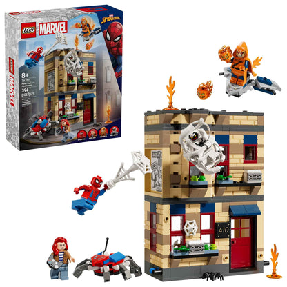 LEGO Marvel Peter Parker’s Apartment - Super Hero Building Toy with 4 Minifigures - Spider-Man and Hobgoblin Battle - Collectible Gift for Kids, Boys and Girls, Ages 8+ - 76317 🍁 All In One Marketplace Canada