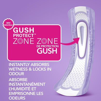 Poise Overnight Ultra Thin Incontinence & Postpartum Pads with Wings for Bladder Leaks, 8 Drop Extra Absorbent, Long Length, 60 Count (3 Packs of 20) 🍁 All In One Marketplace Canada