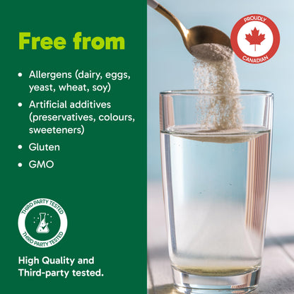 Organika Canadian-Made Belli Bliss Fibre | High Fibre Blend, 4 Diverse Sources of Fibre | Supports Digestive Health, Constipation Relief, Weight Control - Unflavoured, 420g 🍁 All In One Marketplace Canada