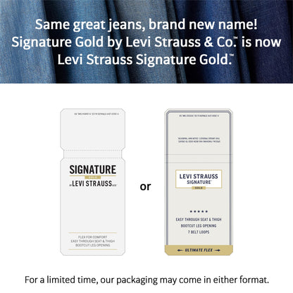 Levi Strauss Signature Gold Men's Regular Straight Fit Jeans, Bigfoot, 32W x 32L 🍁 All In One Marketplace Canada