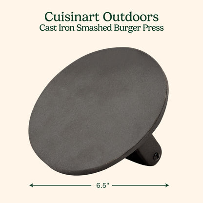 Cuisinart Smash Burger Press, Cast Iron, Heat Resistant Handle (CISB-111C) 🍁 All In One Marketplace Canada