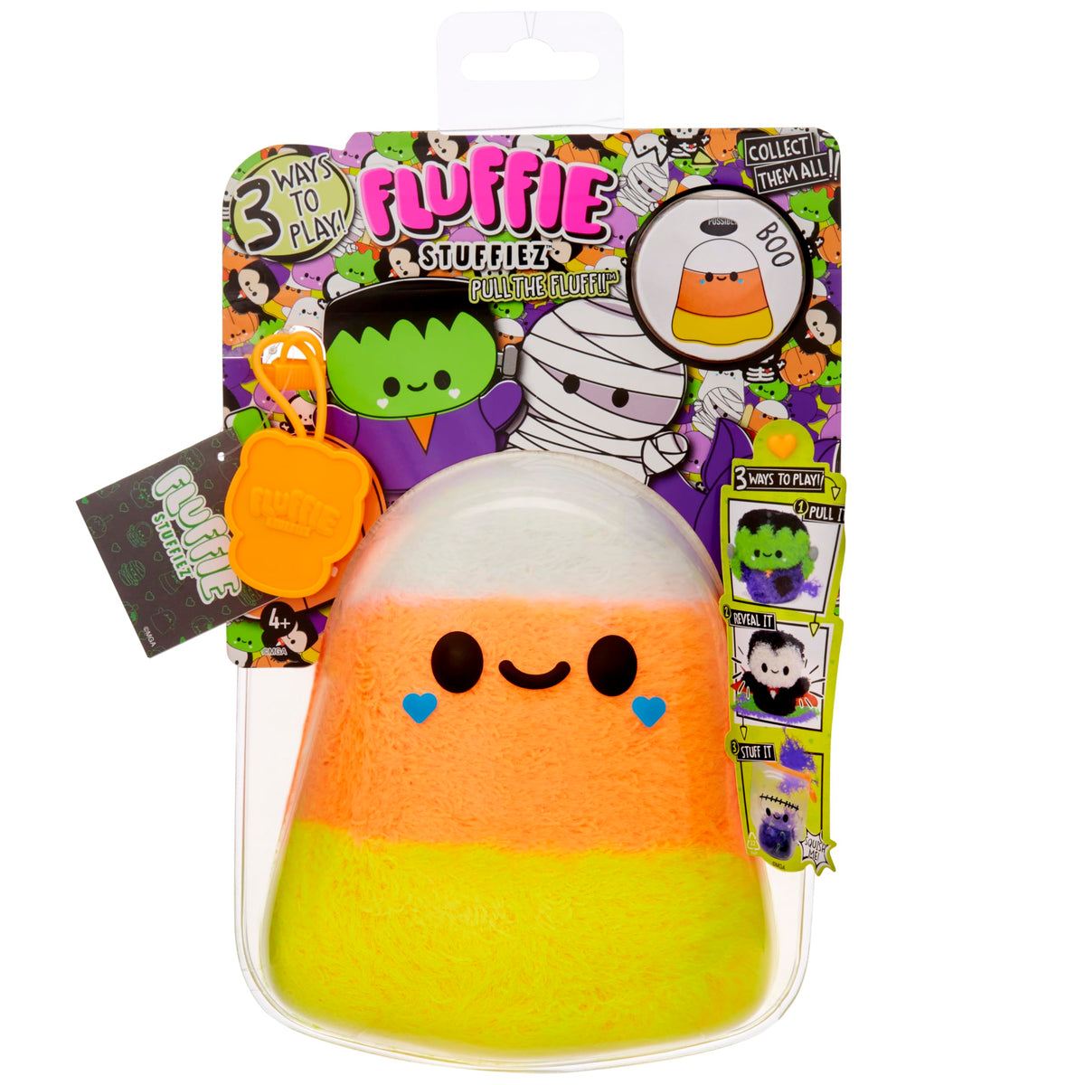 Fluffie Stuffiez Small Plush - Halloween Candy Corn