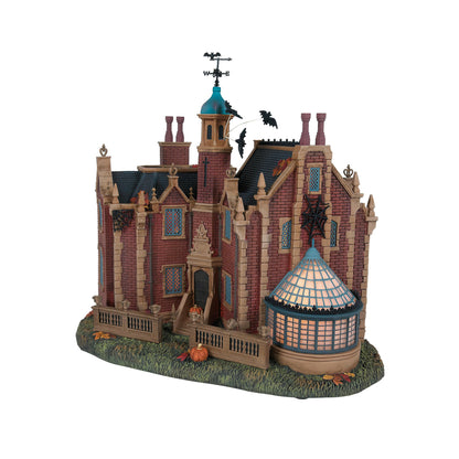Department 56 Snow Village Halloween Disney World the Haunted Mansion Light Up Building, 10.51 Inch, Multicolor