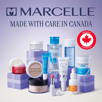 Marcelle Micellar Water, Dry + Sensitive Skin, with Hyaluronic Acid, Cleanses, Removes Makeup and Tones, Hypoallergenic, Oil-Free, Alcohol-Free, Fragrance-Free, Cruelty-Free, 400 mL 🍁 All In One Marketplace Canada