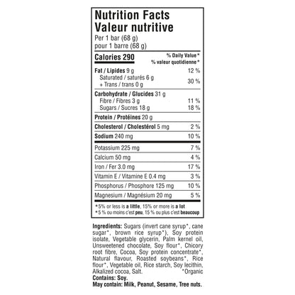 CLIF BUILDERS Protein Bars, Chocolate Mint Flavour, 20g of Protein, Prepared in Canada, Gluten Free, No Artificial Sweeteners, 68 g (Pack of 12), Prepared in Canada 🍁 All In One Marketplace Canada
