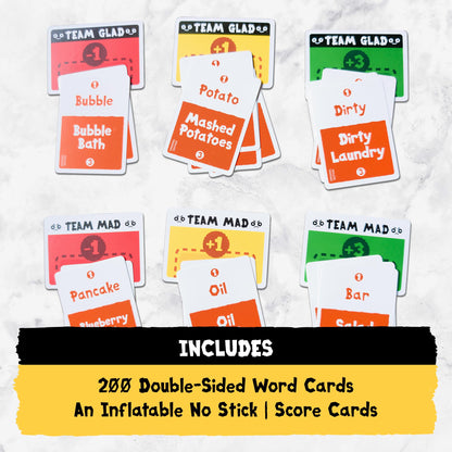 Poetry for Neanderthals by Exploding Kittens - 2+ Players - Ages 7+ - 15 Minutes to Play - Competitive Word Guessing Game - Party Game, Family Game Night, Kid and Adult Card Game 🍁 All In One Marketplace Canada