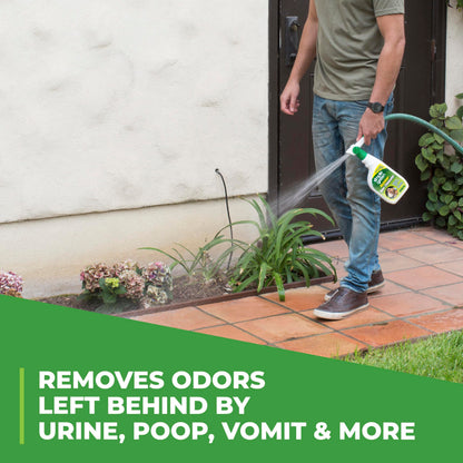 Outdoor Odor Eliminator for Pets, Dogs, Ideal for Artificial Grass & Patio (32 oz Hose End Sprayer) 🍁 All In One Marketplace Canada