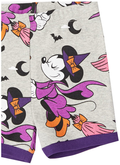 Disney | Marvel | Star Wars Toddler Girls' Pajama Set, Minnie/Halloween, 2T