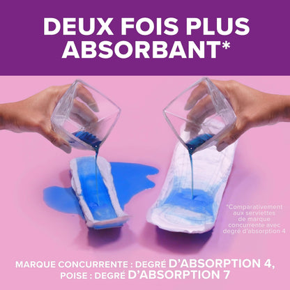 Poise Incontinence Pads for Women/Bladder Leakage Pads/Bladder Control Pads, 7 Drop, Ultra Absorbency, Long Length, 39 Count 🍁 All In One Marketplace Canada