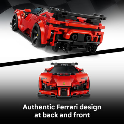 LEGO Speed Champions Ferrari SF90 XX Stradale Sports Car Building Toy for Kids - Building Set W/Ferarri Driver Minifigure for Boys & Girls, Ages 9+ - Gift Idea for Birthdays - 77254 🍁 All In One Marketplace Canada
