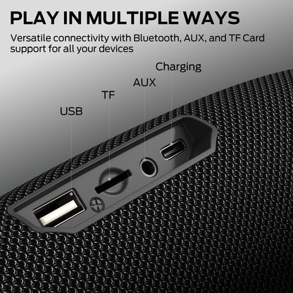 Monster S380 Bluetooth Speaker, Portable Speaker with 40W Stereo Sound, 20H Playtime, IPX6 Waterproof, Bluetooth 6.0, Support AUX/TF Card, TWS Pairing Wireless Speaker for Outdoor Travel Party 🍁 All In One Marketplace Canada
