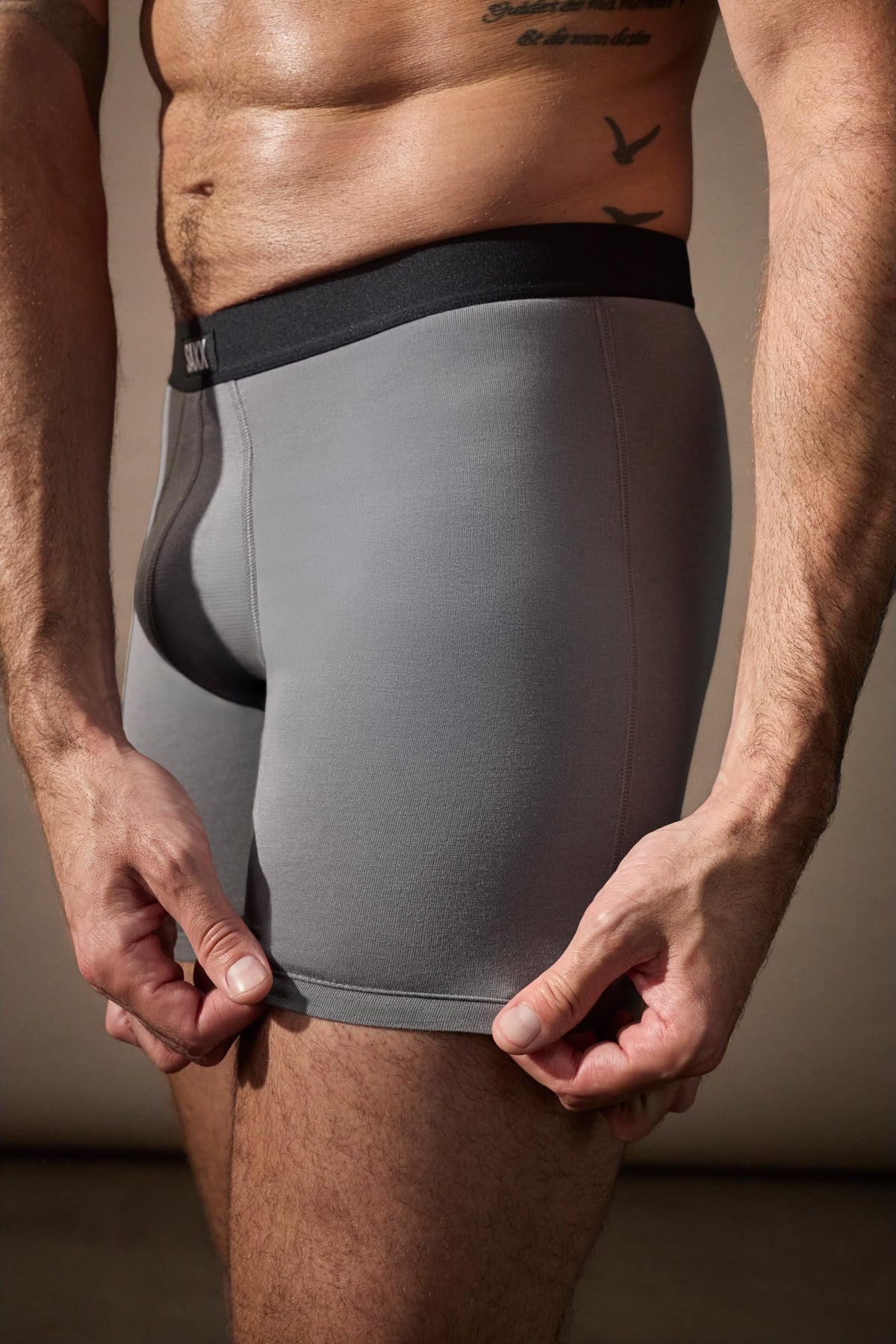 SAXX Underwear Co. Men's Core Cotton Boxer Brief Fly 3-Pack, Black/Graphite, Medium 🍁 All In One Marketplace Canada