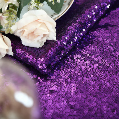 Glitter Table Cloths for Parties Sequin Tablecloths Sparkle Tablecloth for Rectangle Tables 90x132 inch Bridal Shower Tablecloth Glamorous Halloween Wedding Decoration