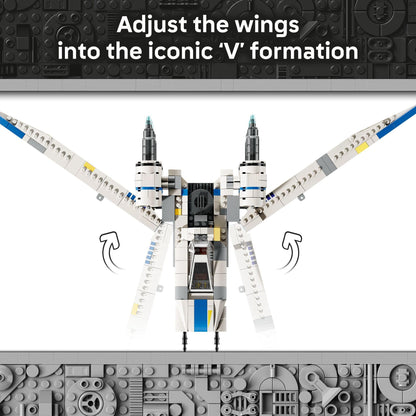 LEGO Star Wars Rebel U-Wing Starfighter Building Set - Includes Cassian Andor, Dedra Meero and K-2SO - Model Action Toy for Andor Fans - Birthday Gift Idea for Boys, Girls, Kids, Ages 8+ - 75399 🍁 All In One Marketplace Canada