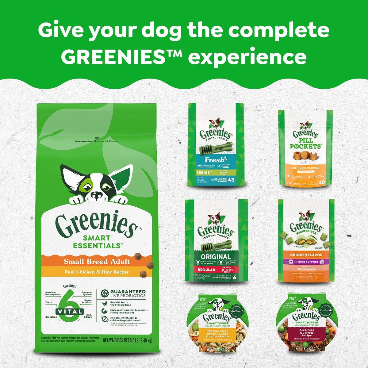 GREENIES Dog Treats Original Regular Natural Dental Care, (36 Treats) 36 oz. Pack 🍁 All In One Marketplace Canada
