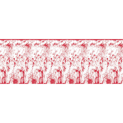 Beistle Bloody Wall Backdrop, 4-Feet by 30-Feet