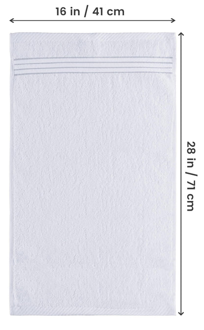 Utopia Towels 6 Piece Premium Hand Towels Set, 16 by 28 inches, 100% Ring Spun Cotton, Lightweight and Highly Absorbent Towels for Bathroom, Travel, Camp, Hotel, and Spa, White 🍁 All In One Marketplace Canada
