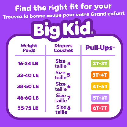 Pull-Ups Girls' Potty Training Pants, 4T-5T (38-50 lbs), 99 Count 🍁 All In One Marketplace Canada