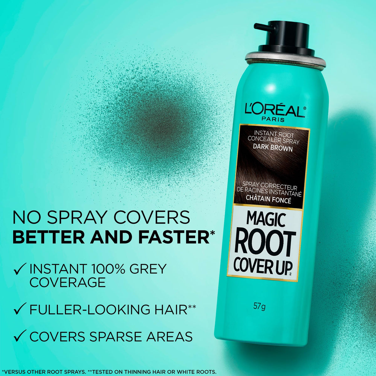 L'Oréal Paris Magic Root Cover Up Root Touch Up, Temporary Hair Dye, Light Brown Hair Dye, Hair Root Touch Up for Thinning Hair, Grey Coverage, Pack of 2 Hair Dye 🍁 All In One Marketplace Canada