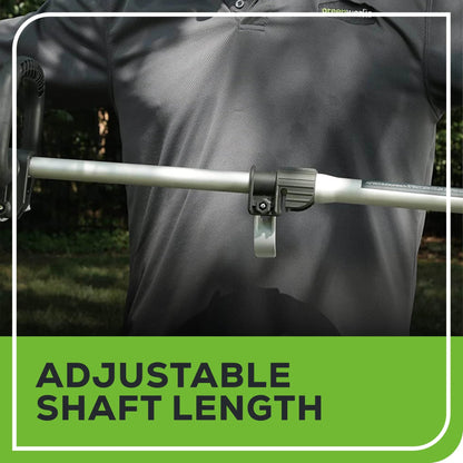 Greenworks 5.5 Amp 15″ Electric String Trimmer/Edger –Auto Dual Line Feed, Adjustable Handle, Rotating Head & Lightweight for Home Yard, Lawn Edges, Driveway, Fence Lines & Garden Borders Maintenance 🍁 All In One Marketplace Canada