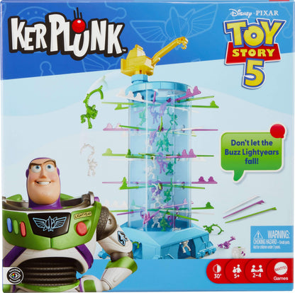 Mattel Games Kerplunk Disney and Pixar’s Toy Story 5 Kids & Family Game with Buzz Lightyears and Inspired by the Movie for 2 to 4 Players Ages 5+ 🍁 All In One Marketplace Canada