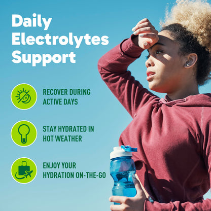 Organika Canadian-Made Electrolytes Powder with Vitamin C & Prebiotic Fibre - Sugar-Free Hydration Drink Mix - Pineapple PassionFruit - 210 g - 60 servings 🍁 All In One Marketplace Canada