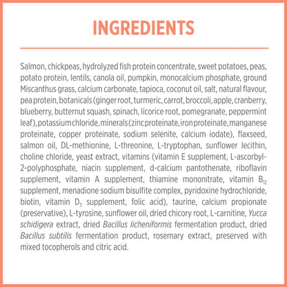 Nutrience Care Sensitive Skin & Stomach Hypoallergenic Adult Dog Food, 10 kg (22 lb), Salmon & Pumpkin, Grain & Gluten Free, Fresh Canadian Protein, Dry Dog Food, Nourriture Pour Chien 🍁 All In One Marketplace Canada