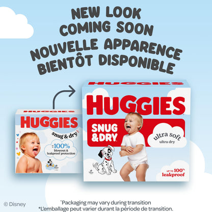 Huggies Size 7 Diapers, Snug & Dry Baby Diapers, Size 7 (31-48 lbs), 108 Count (2 Packs of 54), Packaging May Vary 🍁 All In One Marketplace Canada
