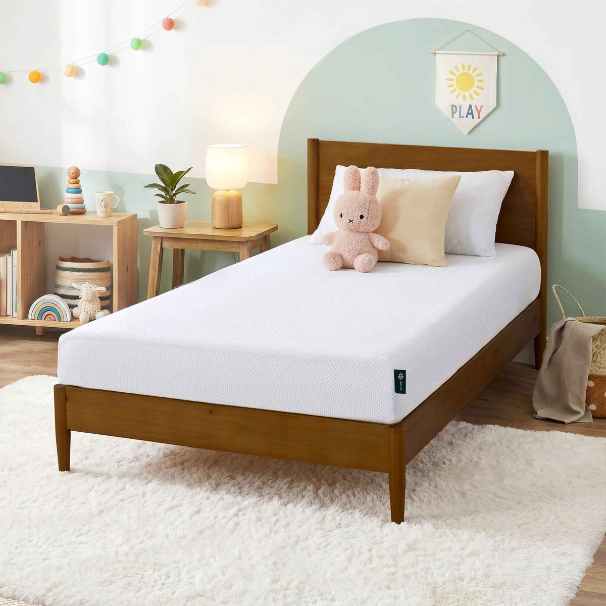Zinus Twin Mattress - 6 Inch Green Tea Cooling Gel Memory Foam Mattress, Pressure Relief, for Cool Sleep, CertiPUR-US Certified Foam, Mattress in a Box, 10-Year Warranty, Twin Size 🍁 All In One Marketplace Canada