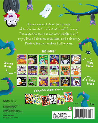 My Spook-tacular Halloween Library: With 18 Books and Stickers