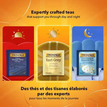 Twinings Herbal Camomile Individually Wrapped Teabags, Naturally Caffeine-Free, Made with 100% Pure Camomile Blossoms, 20 Count (Pack of 6), Enjoy Hot or Iced 🍁 All In One Marketplace Canada