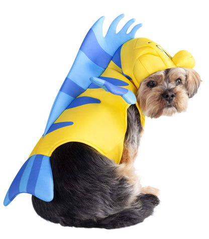 Rubies Disney Little Mermaid Flounder Pet Costume for Themed Parties and Halloween, As Shown, Large