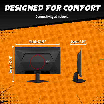 AOC 27 Inch QHD Gaming Monitor 240Hz 0.3ms IPS, 2560x1440, G-Sync Compatible, HDR Ready, DisplayPort 1.4 HDMI 2.0, VESA Mount, 3-Year Zero-Bright-Dot, Q27G41ZE 🍁 All In One Marketplace Canada