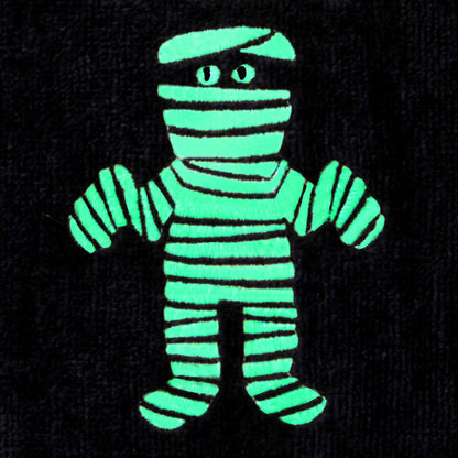 SKL Home Halloween Creepin' Real Glow-in-The-Dark Hand Towel Set for Bath/Kitchen/Bar & Gift, 2 Count