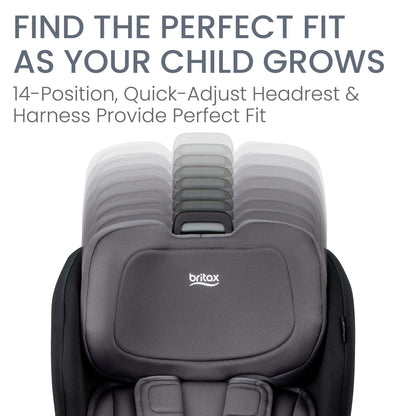 Britax Poplar Convertible Car Seat, Slim 17" Design — Stone Onyx 🍁 All In One Marketplace Canada
