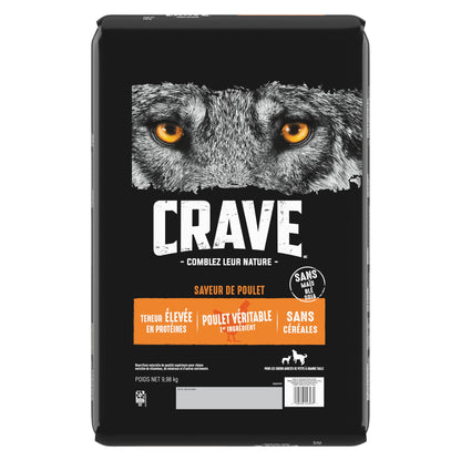 Crave Adult Dry Dog Food, Chicken Flavour, 9.98kg 🍁 All In One Marketplace Canada