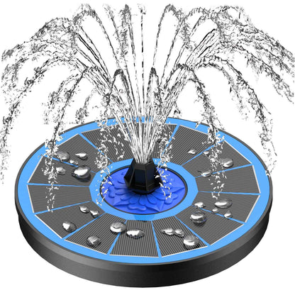 SZMP Solar Fountain Upgrade, 3.5W Solar Powered Bird Bath Fountains with Flower, Outdoor Water Feature Solar Fountain Pump with 7-in-1 Nozzles, 4 Fixed Pipes for Humingbirds, Birdbath, and Garden 🍁 All In One Marketplace Canada