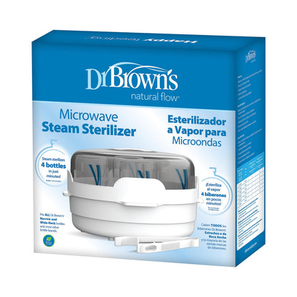 Dr. Brown's Microwave Steam - for Baby Bottles, Nipples, Bottle Parts, Pacifiers, Teethers and Breast Pump Parts 🍁 All In One Marketplace Canada