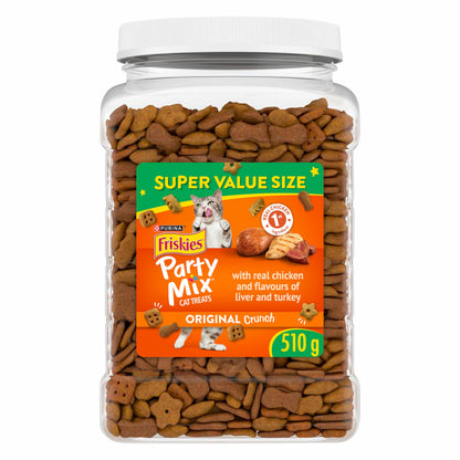 Friskies Party Mix Cat Treats, Original Crunch Chicken 510g (3 Pack) 🍁 All In One Marketplace Canada