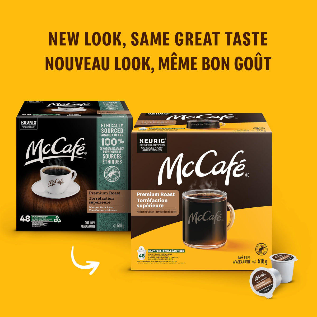 McCafé Premium Medium Dark Roast, Decaf, K-Cup Coffee Pods, 24 Count 🍁 All In One Marketplace Canada