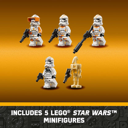 LEGO Star Wars at-TE Walker 75337 Poseable Toy, Revenge of The Sith Set, Gift for Kids with 3 212th Clone Troopers, Dwarf Spider & Battle Droid Figures 🍁 All In One Marketplace Canada
