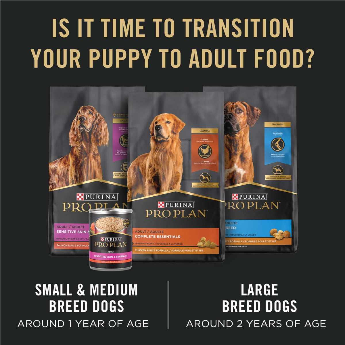 Purina Pro Plan Dry Puppy Food, Development Shredded Blend Chicken & Rice - 15.4 kg Bag (1 Pack) 🍁 All In One Marketplace Canada