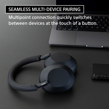 Sony WH-1000XM5 Wireless Industry Leading Noise Cancelling Headphones with Auto Noise Cancelling Optimizer, Crystal Clear Hands-Free Calling, and Alexa Voice Control, Midnight Blue 🍁 All In One Marketplace Canada