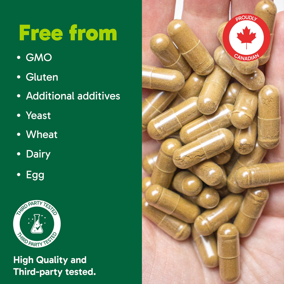Organika Canadian-Made Ashwagandha- Stress Relief, Sleep Aid, Mood Enhancement, Thyroid and Blood Sugar Balance- 60 vcaps 🍁 All In One Marketplace Canada