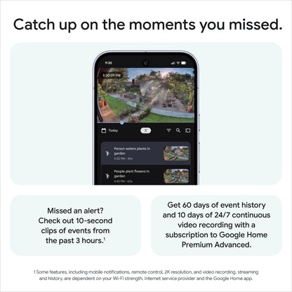 Google Nest Cam Outdoor (Wired, 2nd gen) - 2K Video and Gemini - 1-Pack 🍁 All In One Marketplace Canada