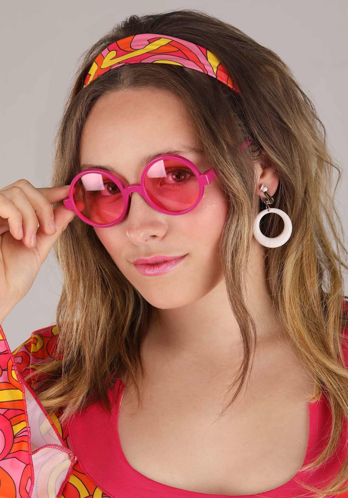 DreamGirl Adult Womens 70s Disco Costume, Groovy Go Go Dancer Outfit, Womens Go Gorgeous Halloween Costume Small
