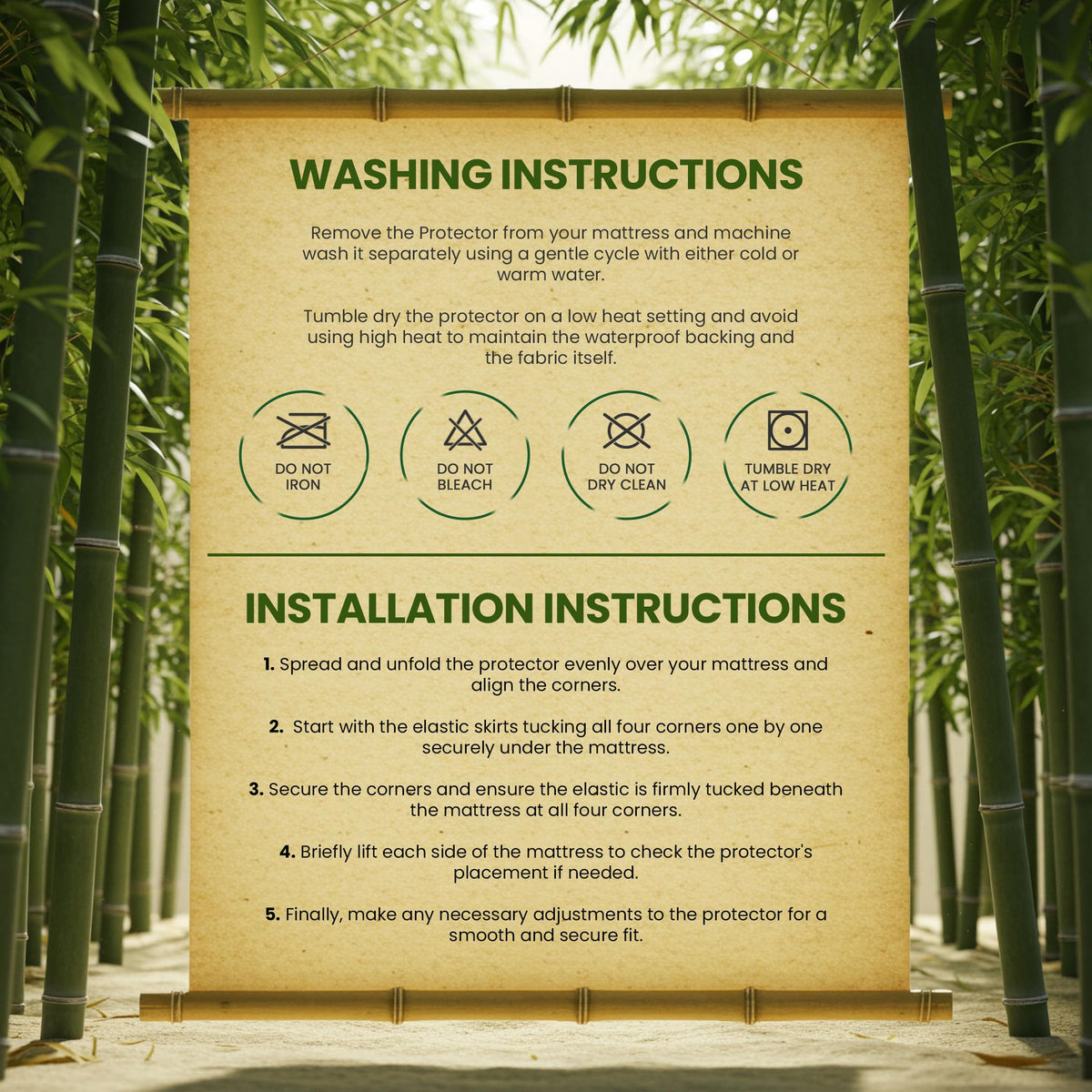 Utopia Bedding Waterproof Mattress Protector King Size, Bamboo Viscose Mattress Cover 200 GSM, Fits 17 Inches Deep, Breathable, Fitted Style with Stretchable Pockets 🍁 All In One Marketplace Canada